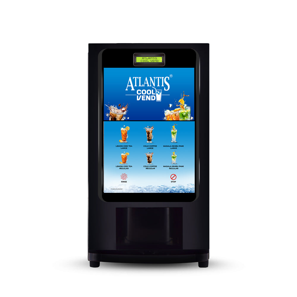 Cleaning and maintaining a coffee vending machine
